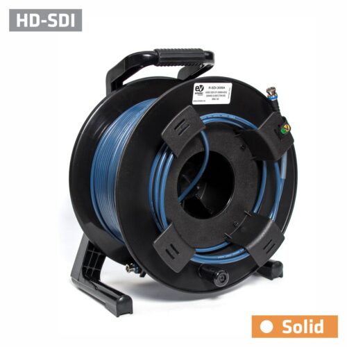 Cabo Vídeo SDI 4K-UHD 100mt c/ Enrolador Ø285mm