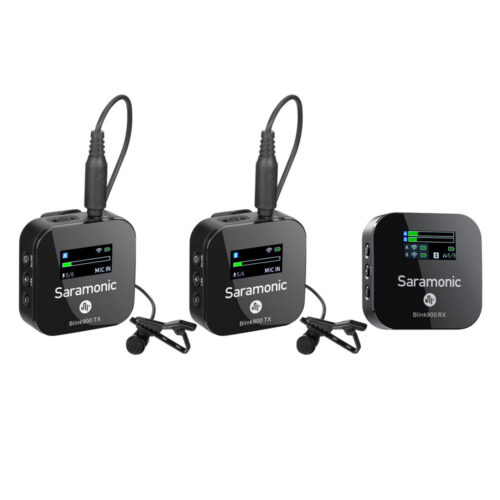 Kit Microfones Lapela 2.4GHz (TX+TX+RX)