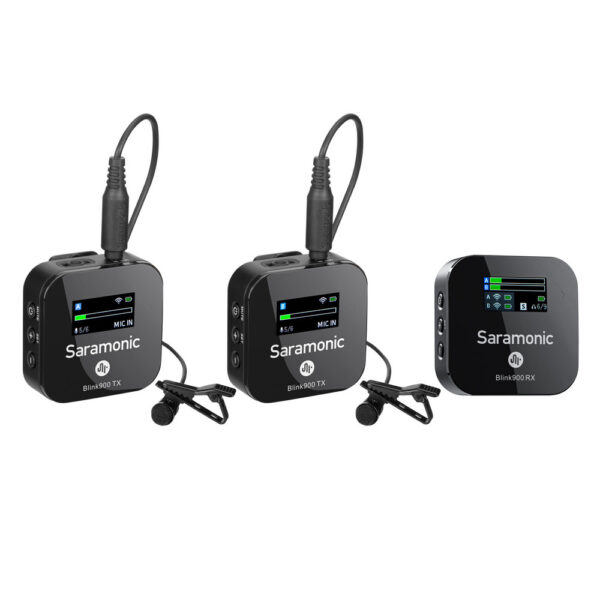 Kit Microfones Lapela 2.4GHz (TX+TX+RX)