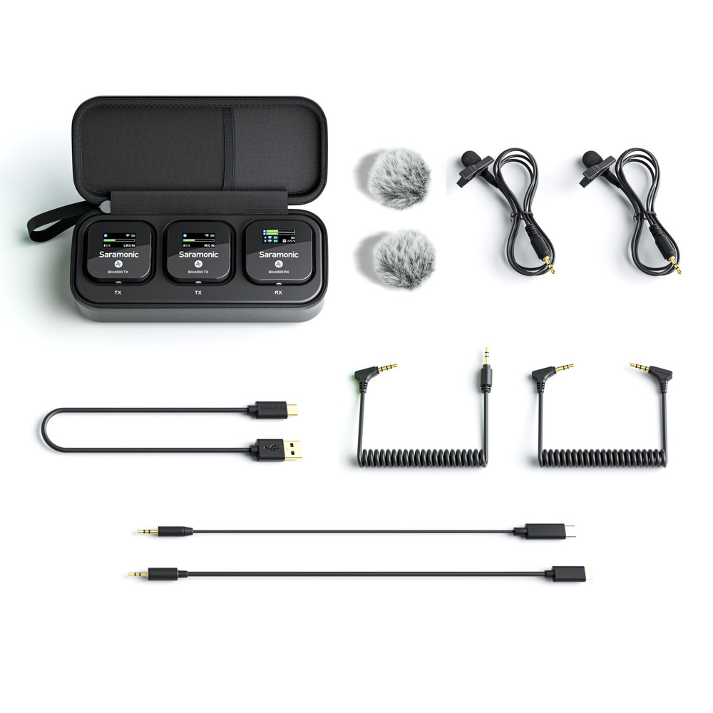Kit Microfones Lapela 2.4GHz (TX+TX+RX) - Image 6