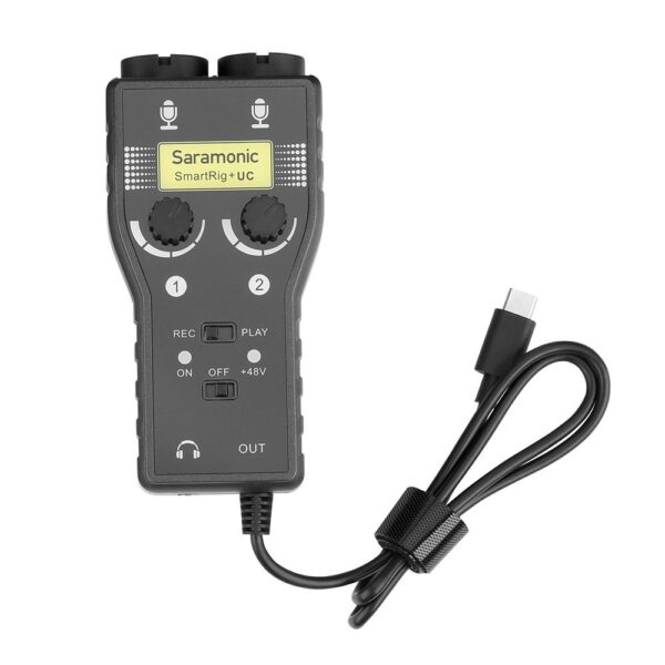 Interface Adaptador Microfone 2 Canais p/ Smartphone - USB-C - Image 3