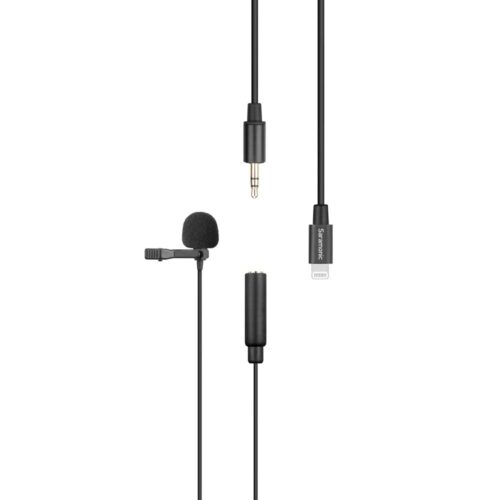 Microfone Lapela Lightning c/ 6m