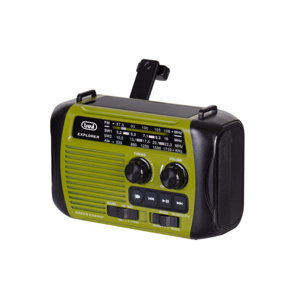 Rádio Portátil Dinamo Trevi RA 7F30 BT - Verde - Image 3