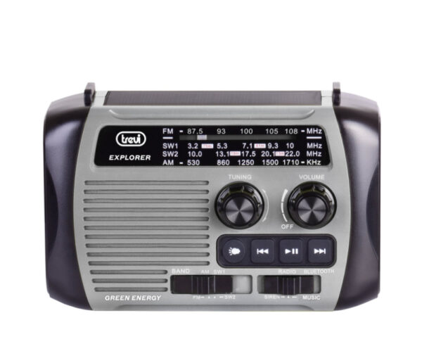 Rádio Portátil Dinamo RA 7F30 BT - Cinza - Image 3
