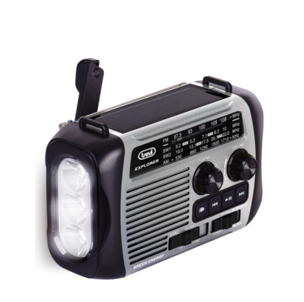 Rádio Portátil Dinamo RA 7F30 BT - Cinza - Image 4