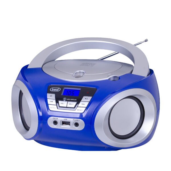 Rádio CD Portátil c/ USB - CMP 544 BT - Azul