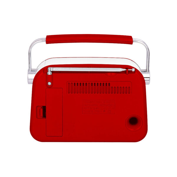 Rádio Portátil Wireless c/ USB/Micro SD - Vermelho - Image 2