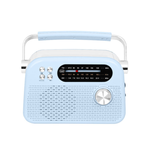 Rádio Portátil Wireless c/ USB/Micro SD - Azul - Image 2