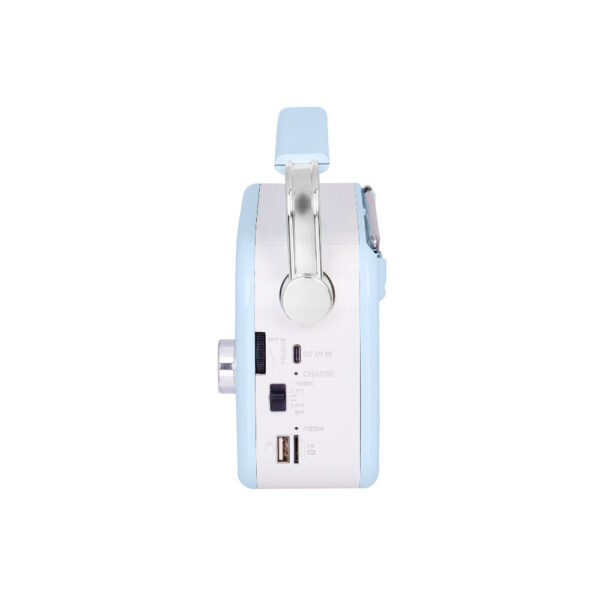 Rádio Portátil Wireless c/ USB/Micro SD - Azul - Image 4