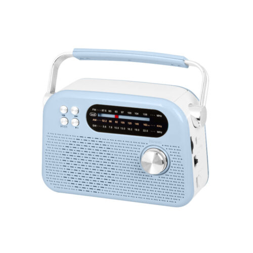 Rádio Portátil Wireless c/ USB/Micro SD - Azul